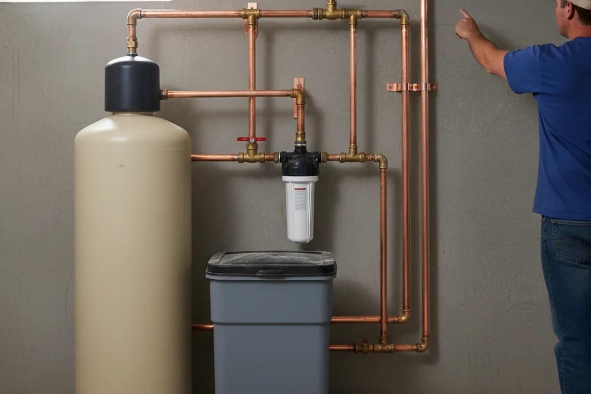 Whole-house water treatment system installed in Apulia Station